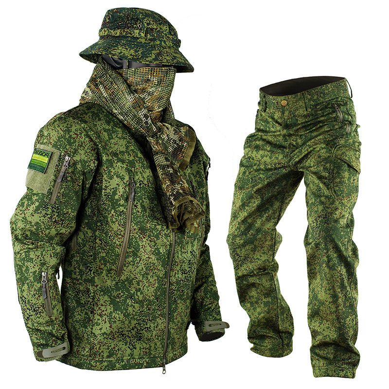Outdoor Hunting Pants Women - Giacca + pantaloni softshell da esterno