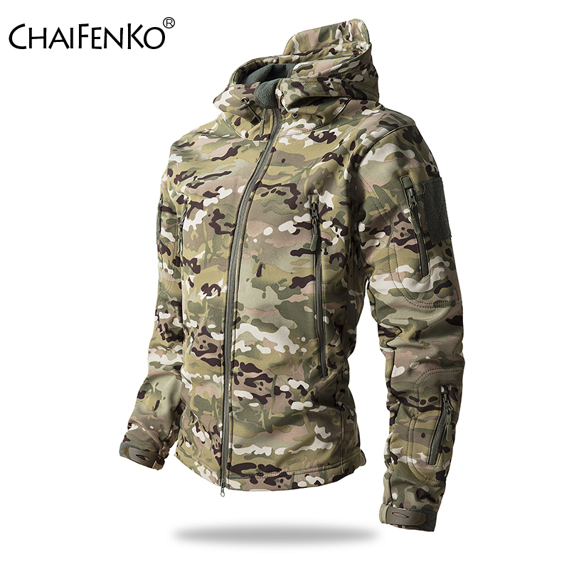 Camouflage Hunting Jacket - Lurker Pelle di squalo Soft Shell