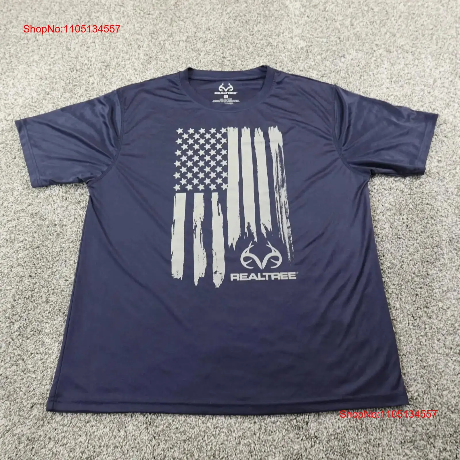 Outdoor Hunting Graphic Tees - Realtree T Shirt Uomo XL Bandiera