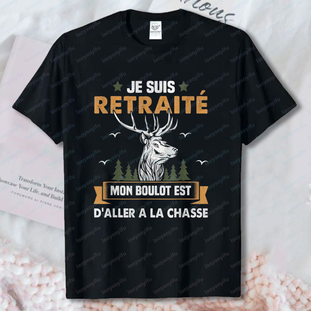 Outdoor Hunting Graphic Tees - T-shirt divertente da caccia per uomini