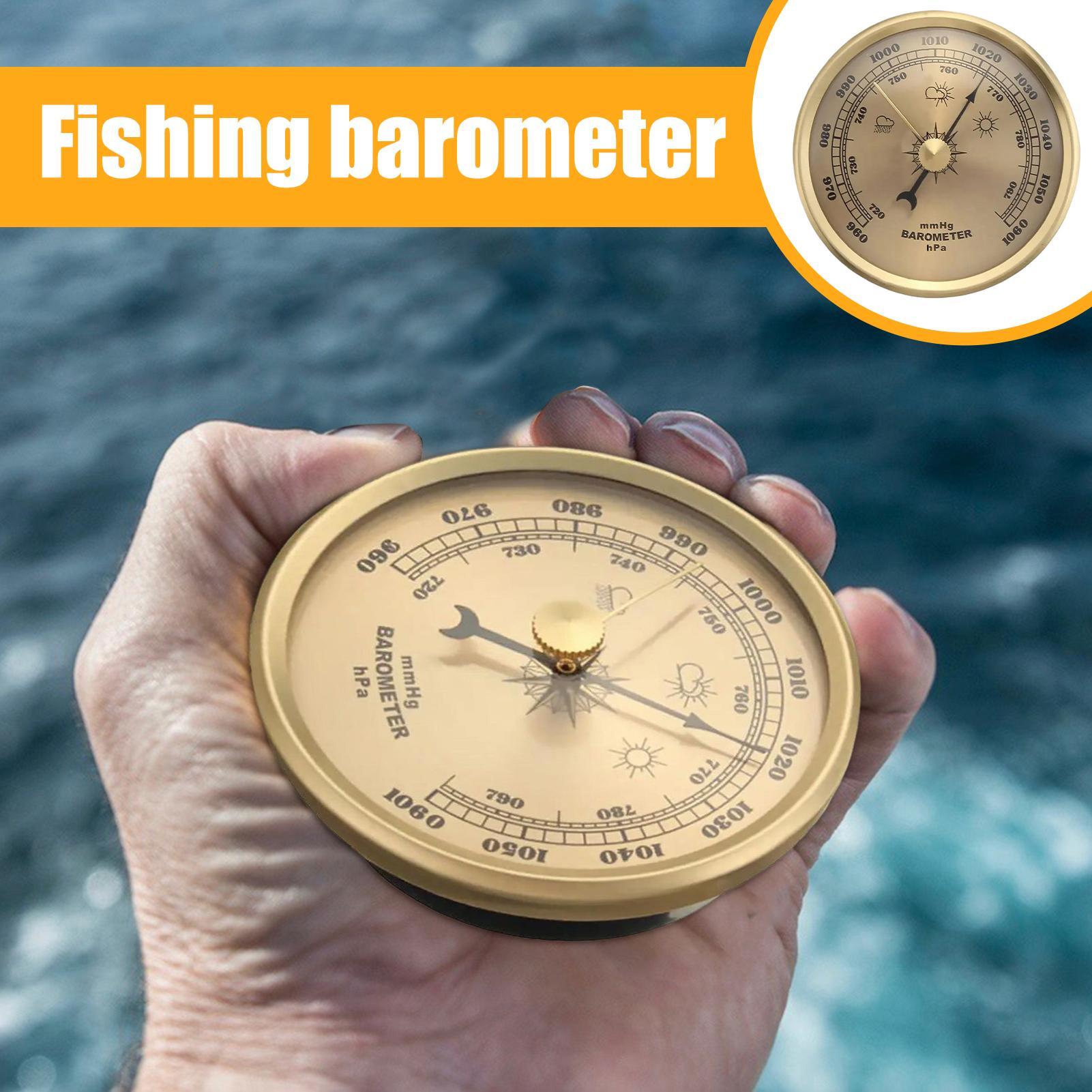 Hunting Outdoor Thermometer - Barometro da Pesca Automatico, Misuratore di