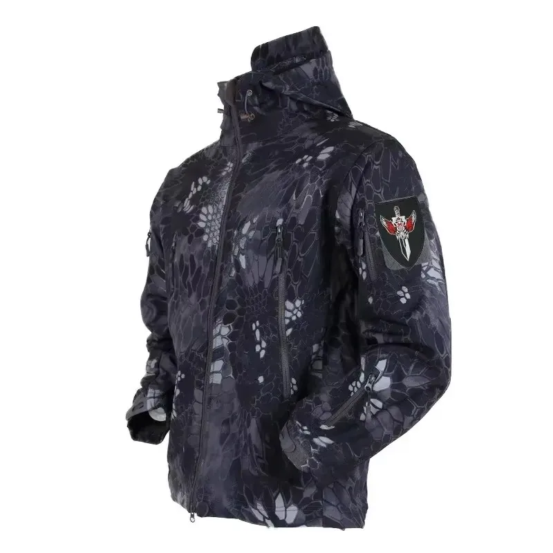 Camouflage Hunting Jacket - Assalto soft shell mimetico CP 5XL