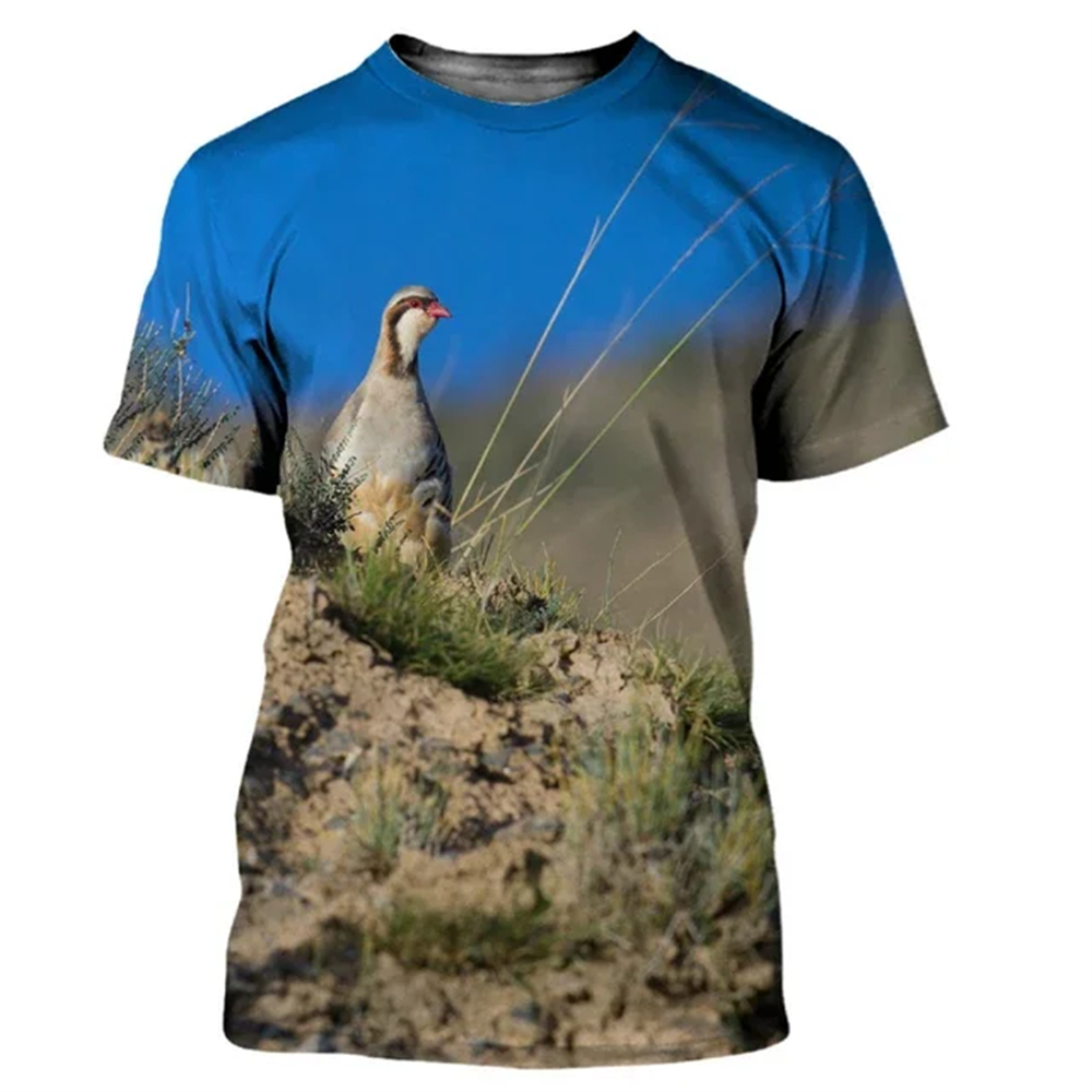 Animali estivi Quaglia T-shirt - Hunting Quail recensione e prezzo