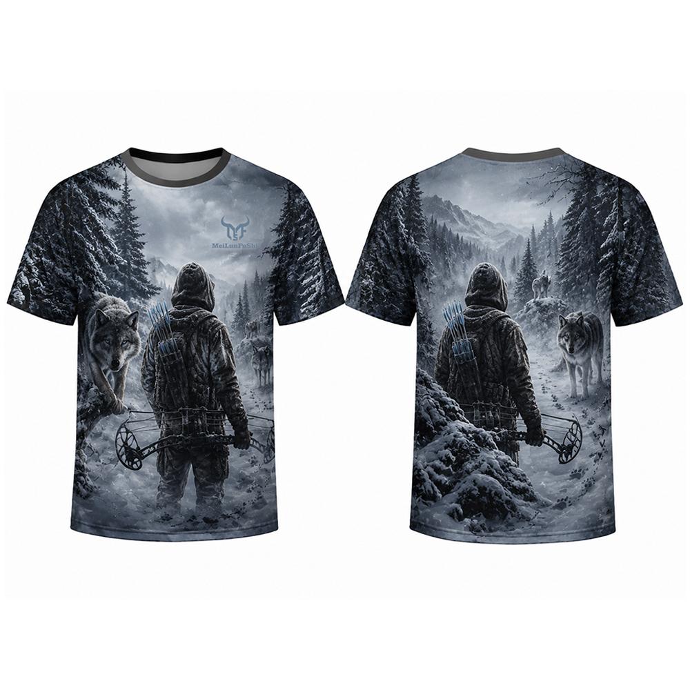T-shirt Gotico Teschio Arciere - Outdoor Hunting Graphic Tees recensione e prezzo