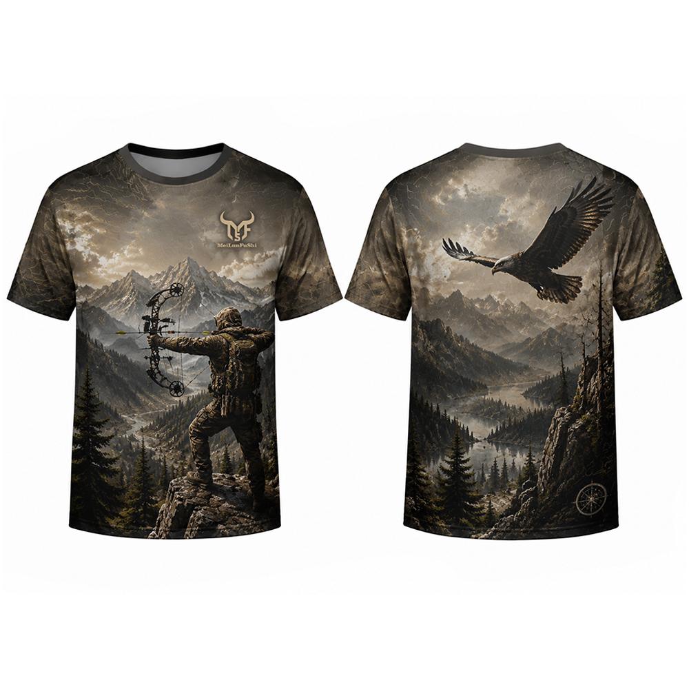 T-shirt Gotico Teschio Arciere - Outdoor Hunting Graphic Tees recensione e prezzo