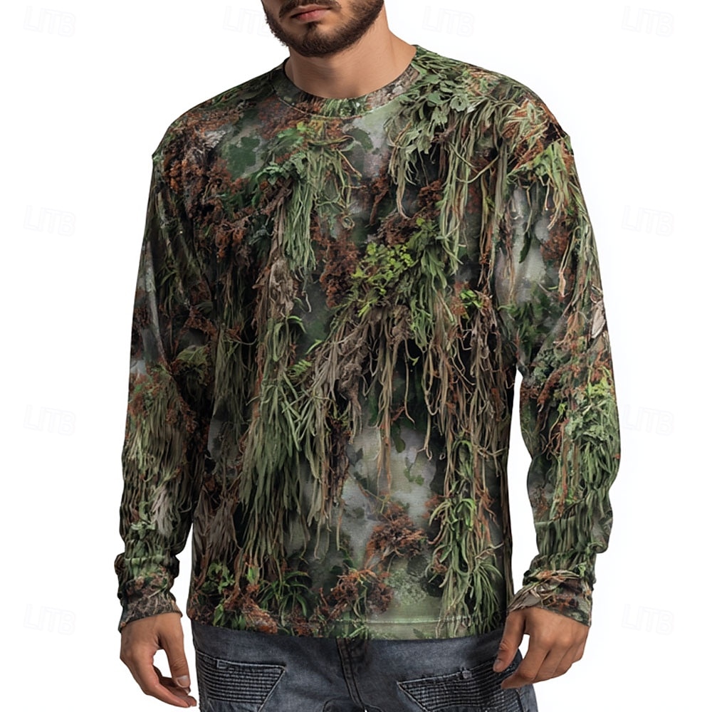 Manica lunga con stampa animal - Outdoor Hunting Graphic Tees recensione e prezzo