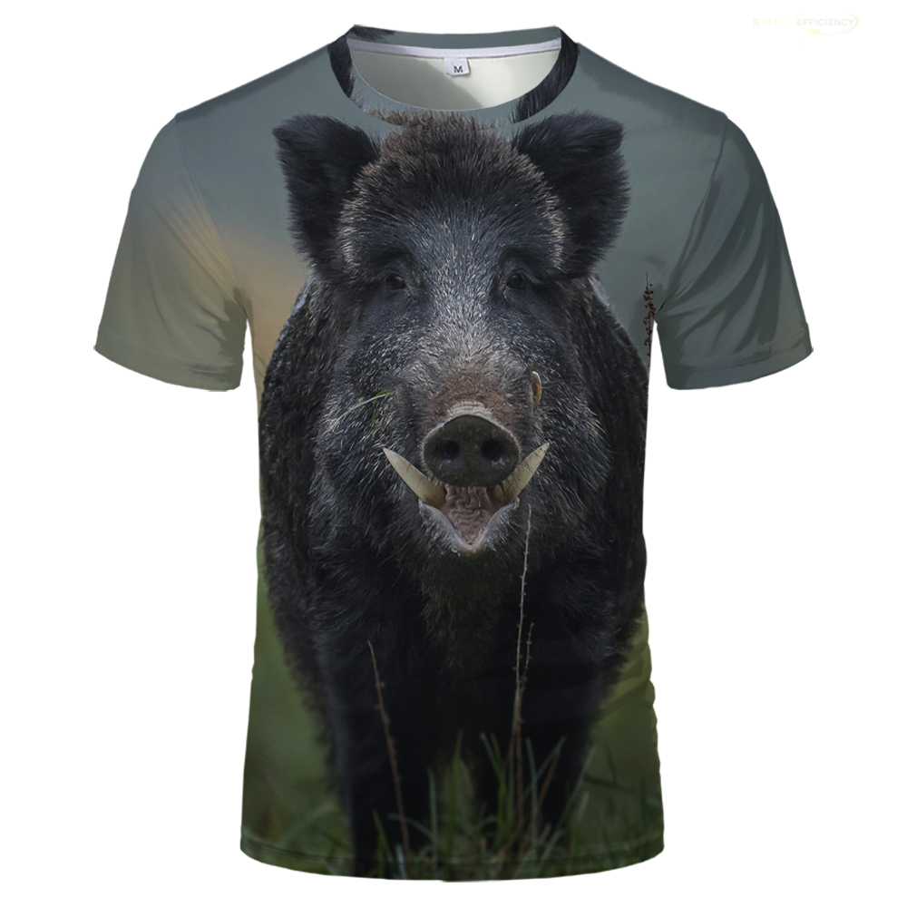 2024 Camo Hunting Wild Boar Gr - Outdoor Hunting Graphic Tees recensione e prezzo