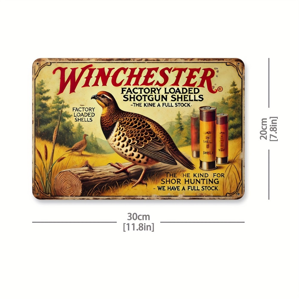 Targa in metallo - Decorazione - Hunting Quail recensione e prezzo