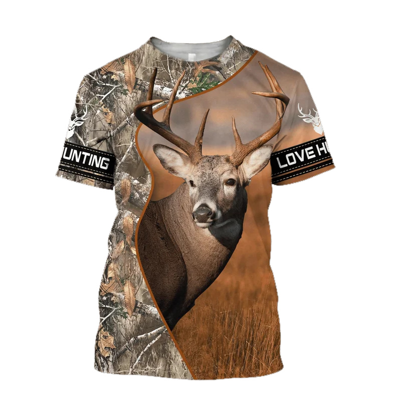 1 pezzo Personalizza la tua im - Outdoor Hunting Graphic Tees recensione e prezzo