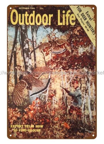Targa in metallo 1956 OUTDOOR  - Hunting Quail recensione e prezzo